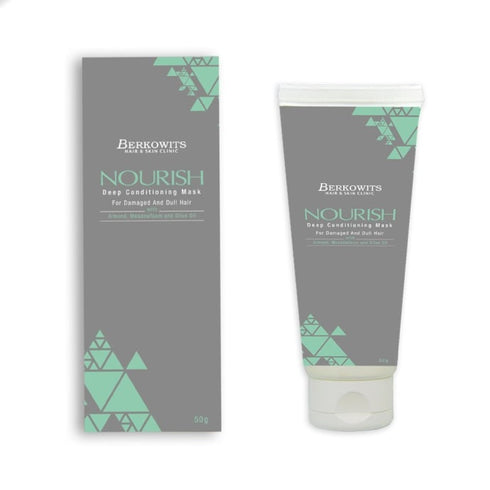 Berkowits Nourish Deep Conditioning Hair Mask For Damaged & Dull Hair tube of 50g Hair Mask