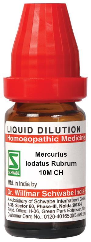 Dr Willmar Schwabe India Mercurius Iodatus Rubrum Dilution 10M CH