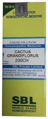 SBL Cactus Grandiflorus Dilution 12 CH