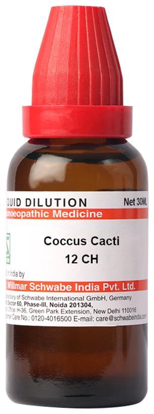 Dr Willmar Schwabe India Coccus Cacti Dilution 12 CH