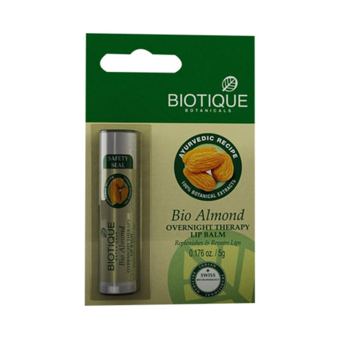 Biotique Bio Almond Overnight Therapy Lip Balm 5 gm