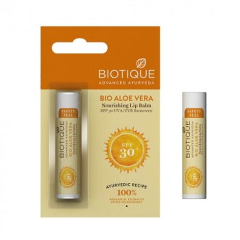 Biotique Bio Aloe Vera Nourishing Lip Balm 5 gm