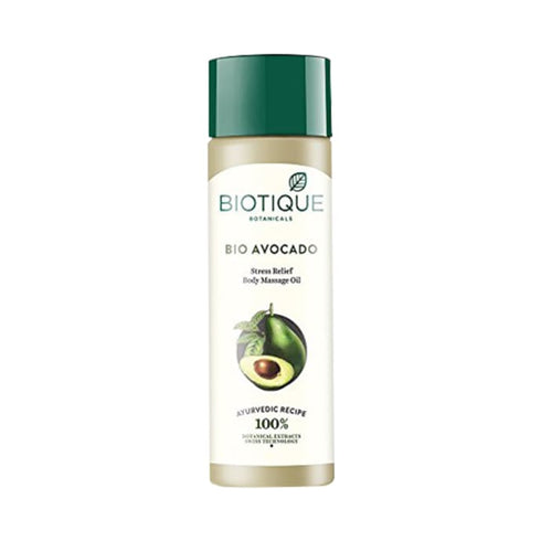 Biotique Bio Cado Avocado Stress Relief Body Massage Oil,bottle of 200 ml Oil X 2