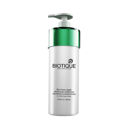 Biotique Bio Green Apple Fresh Daily Purifying Shampoo & Conditioner 800 ml