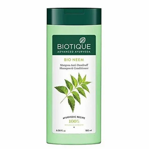 Biotique Bio Margosa Anti-Dandruff Shampoo and Conditioner 180 ml