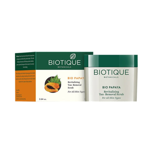 Biotique Bio Papaya Revitalizing Tan-Removal Scrub for All Skin Types 235g
