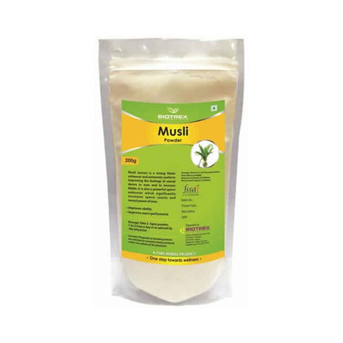 Biotrex Nutraceuticals Biotrex Musli Herbal Powder packet of 200 gm Powder