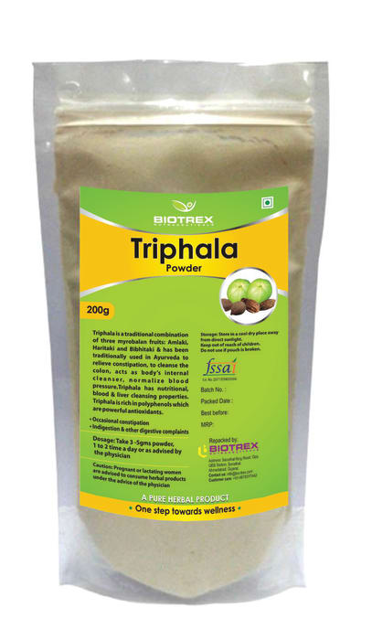 Biotrex Triphala Herbal Powder 200 gm