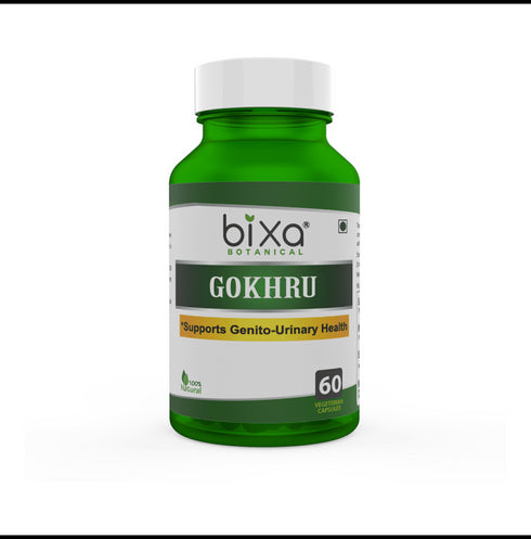 S.A. Herbal Bioactives LLP Bixa Botanical Gokhru Vegetarian Capsule | 60 capsules