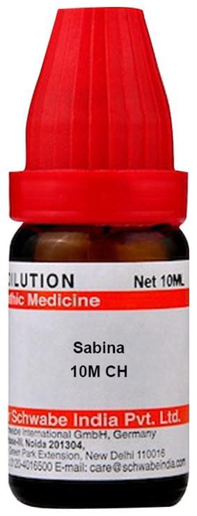 Dr Willmar Schwabe India Sabina Dilution 10M CH