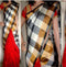 Uppada Silk Saree Black, and White Checks With Red Line-Up
