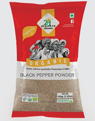 24 Mantra Organic Black Pepper Powder