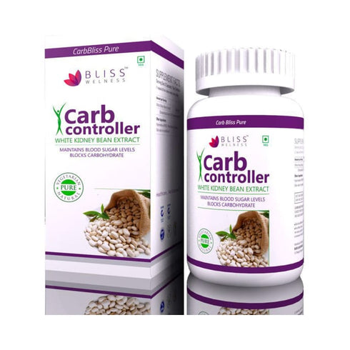 Bliss Welness Carb Controller White Kidney Bean Extract Vegetarian Capsule | 60 capsules