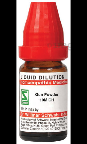 Dr Willmar Schwabe India Gun Powder Dilution 10M CH