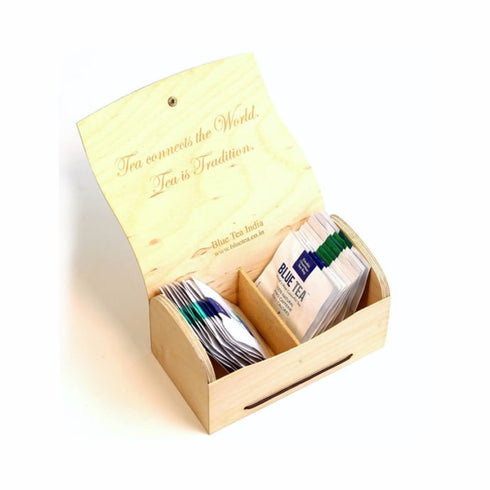 Blue Tea 21 Days Skin Cleanse Wooden Assorted Gift Pack box of 21 tea bags