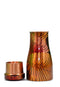 Prakruthi Copper Beautiful Design Print Bedroom Water Bottle Multicolour 350gms