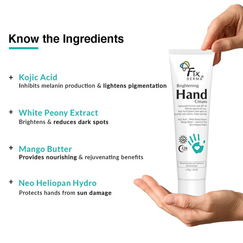 Fixderma Skincare Brightening Hand Cream