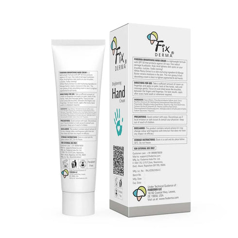 Fixderma Skincare Brightening Hand Cream