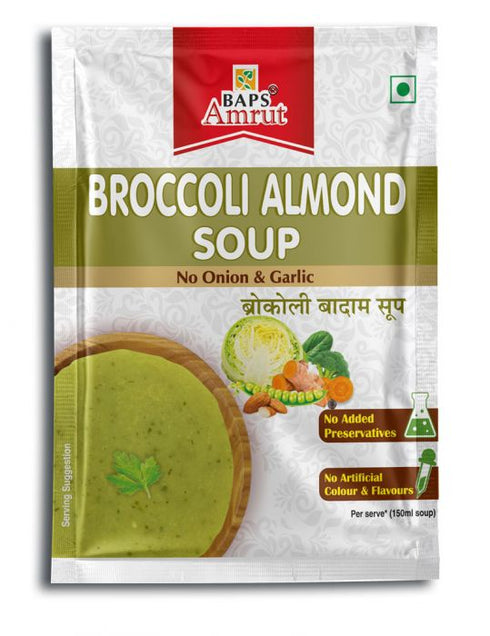 Baps Amrut Broccoli Almond Soup