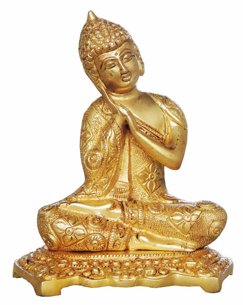 Brass Budha Statue 2.19kg