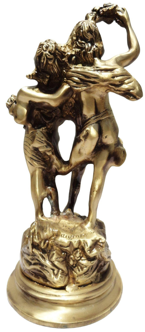 Brass Lady Stute Statue 4.24kg