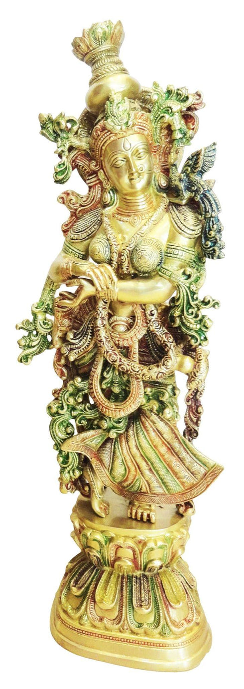 Brass Radha God Idol Statue 15.5kg