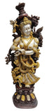 Brass Radha God Goddess Statue 15.27kg