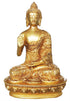 Brass Budha Statue With Super Fine Finish 1.36kg