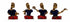 Brass Musical Set Small Statue 1.858kg