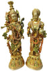 Brass Krishan and Radha Pair God Statue 16.3kg