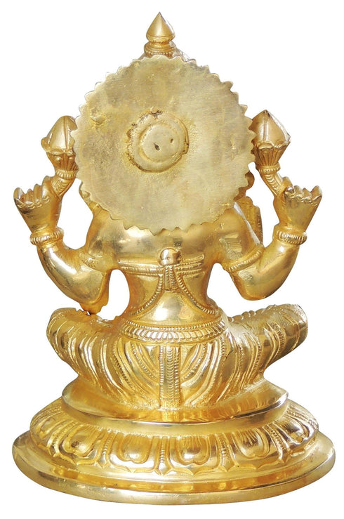 Brass Laxmi Ji Goddess Idol Statue 2.12kg