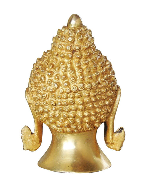 Brass Buddha Head Statue 1.065kg