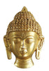 Brass Buddha Face Statue 0.3kg