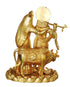 Brass Radha Krishan Pair With Cow Statue 4.825kg
