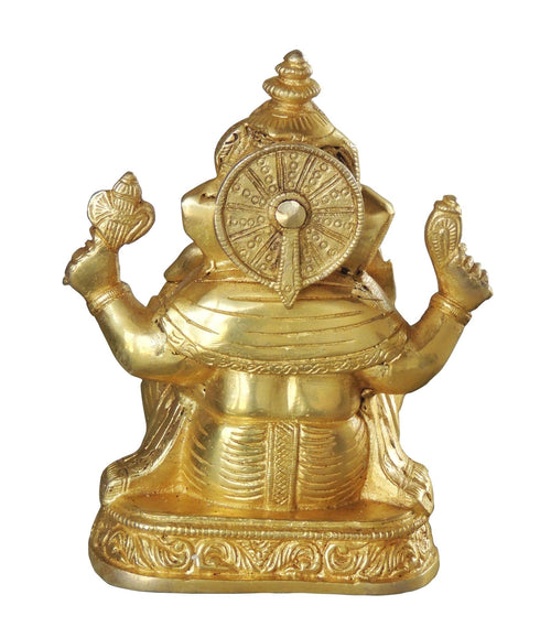 Brass Ganesh Ji God Idol Statue 1.825kg