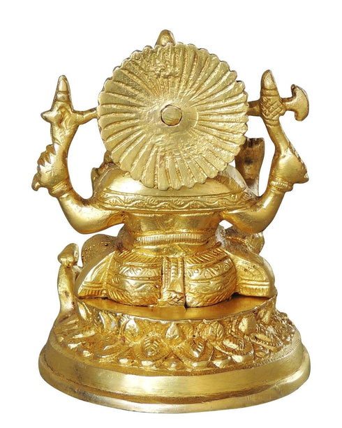 Brass Ganesh Ji God Idol Statue 1.315kg