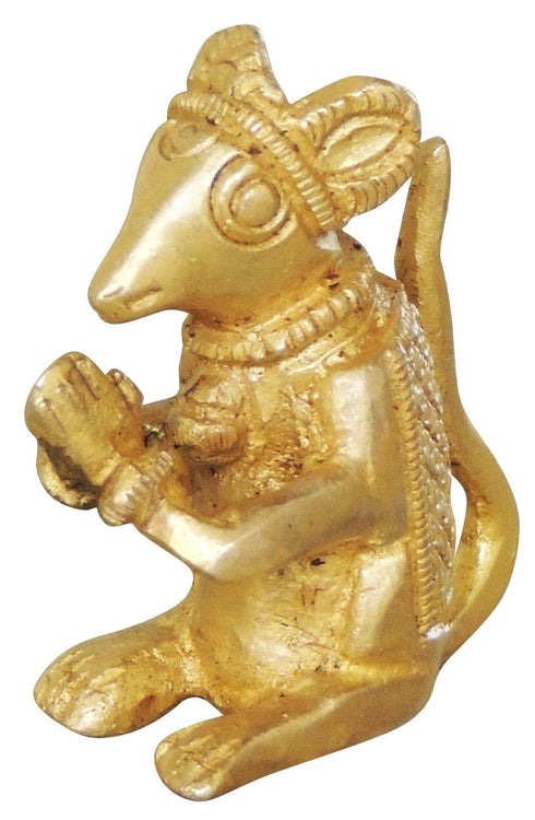 Brass Rat Statue 0.17kg