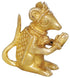 Brass Rat Statue 0.17kg