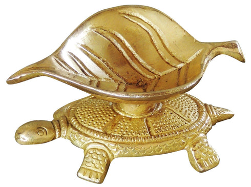 Brass Decorative Tortoise Deepak 0.12kg