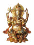 Brass Ganesh Ji God Idol Statue 5.7kg