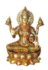 Brass Laxmi Ji Goddess Idol Statue 6.35kg