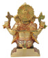 Brass Ganesh Ji God Idol Statue 2.33kg