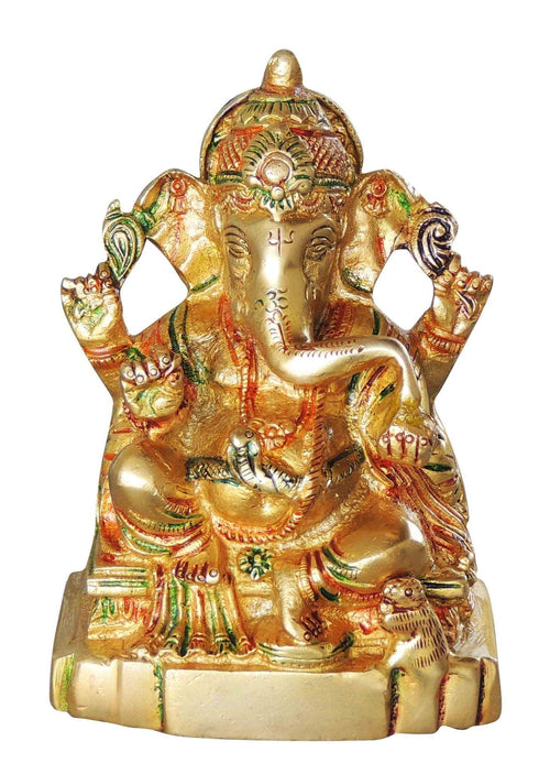 Brass Ganesh Colour 1.27kg