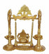 Brass Ganesh Jhula with Parrot and Deepak 1.76kg
