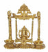 Brass Ganesh Jhula with Parrot and Deepak 1.76kg