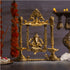 Brass Ganesh Jhula with Parrot and Deepak 1.76kg
