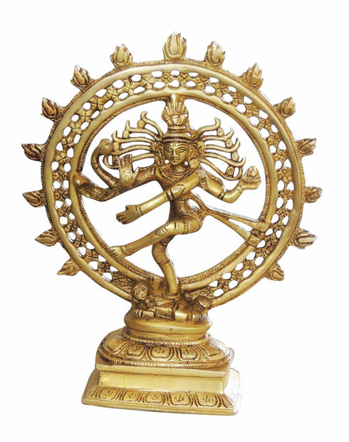 Brass Nataraja | Nataraj God Idol Statue 1.52kg