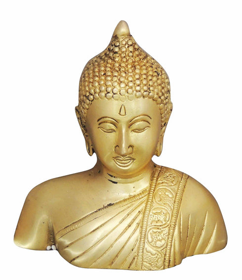 Brass Buddha Half Statue 1.095kg