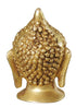 Brass Buddha Head Statue 0.5kg