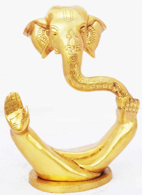 Brass Ganesh Ji Invisible Statue 3.66kg